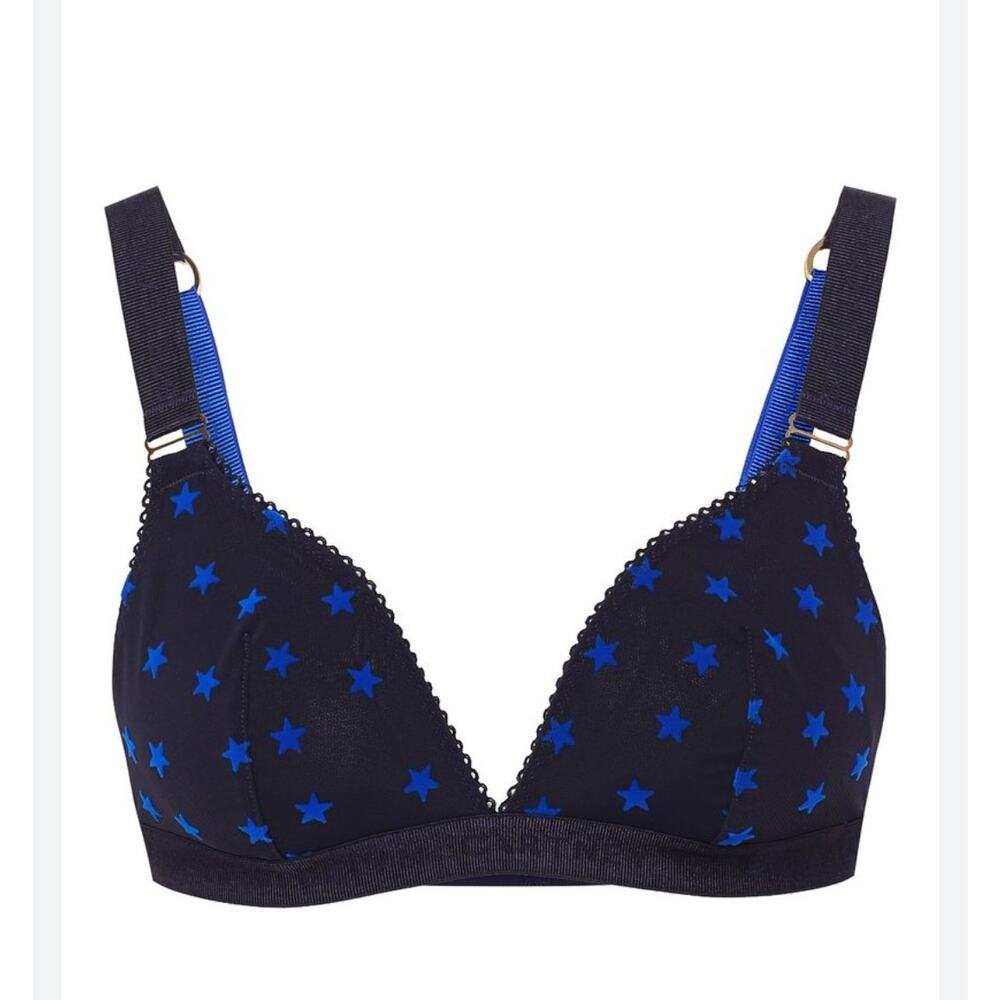 Stella McCartney Betty Twinkling Star Triangle Bra Wireless NWT